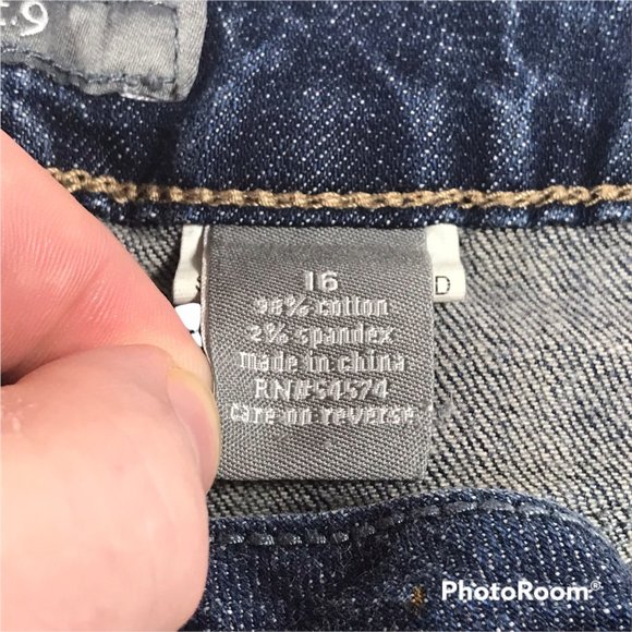 Apt 9 Women's Cuffed Capris Jeans Size 16 Preowned - Picture 4 of 12